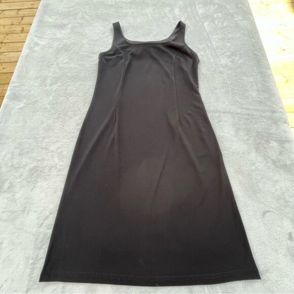 Vintage Joseph Ribkoff Black Sleeveless Sheath Dress - Picture 4 of 9